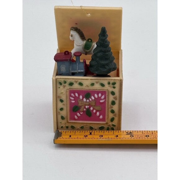 Vintage Toy Box Christmas Tree Ornament Traditional Holiday Decorations - Picture 5 of 6